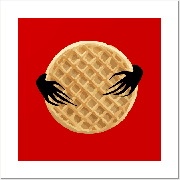 Hands off my Eggo Wall Art by helengarvey